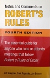 Note's and Comments on ROBERT's RULES